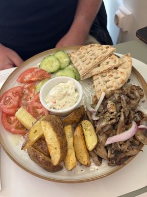 Vegetarian gyros | May 2025  at Aubergine Cafe in Corfu