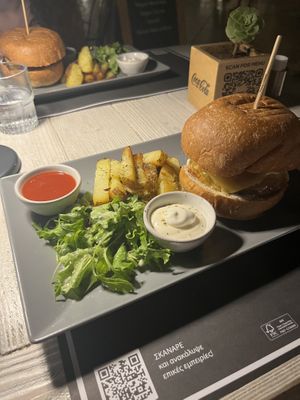   at Aubergine Cafe in Corfu