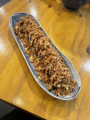Vegan prawn crunchy roll  at Koshigaya Kitchen in Campbelltown