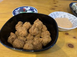 Popcorn chicken  at Koshigaya Kitchen in Campbelltown