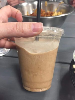 Chocolate shake at Meta Burger in Denver