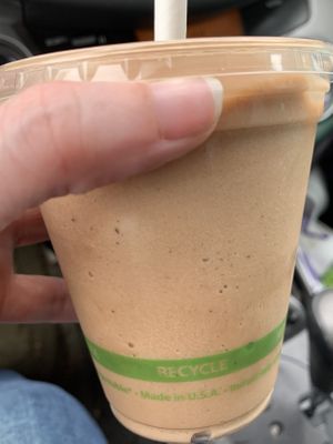 Chocolate milk shake at Meta Burger in Denver