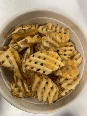 Cheese fries  at Meta Burger in Denver