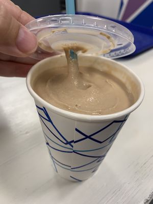 Chocolate shake  at Meta Burger in Denver