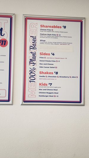 The extras at Meta Burger in Denver