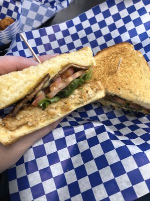 Dijon Chicken Bacon at Meta Burger in Denver