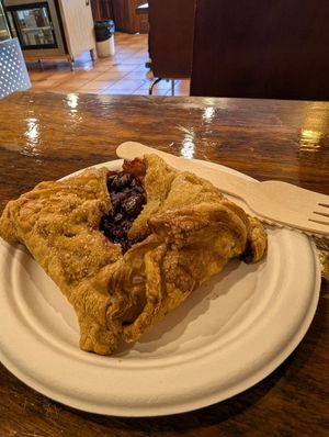 Cherry danish at Himalaya Bakery and Cafe in Daylesford