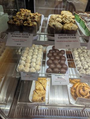 Vegan options at Himalaya Bakery and Cafe in Daylesford