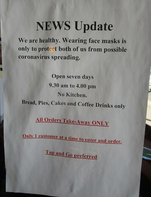 Yay; they're still open! at Himalaya Bakery and Cafe in Daylesford