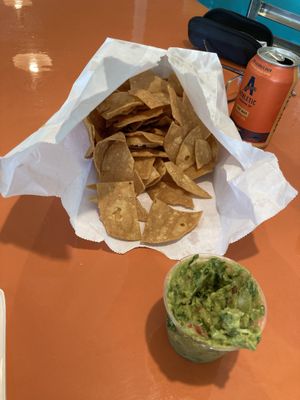 Quac and chips. Delicious    at Las Olas in Wells