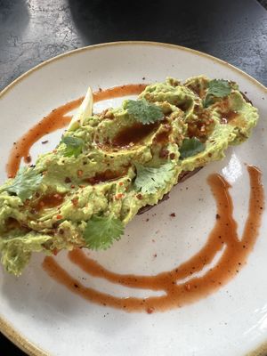Avocado toast   at LuLu in Barcelona
