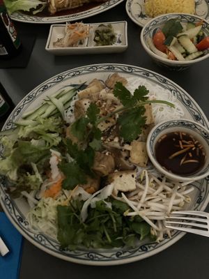 rice noodle with tofu  at Lúa Cuisine in Frankfurt