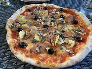 Capricciosa at Veg-Italia in Passau