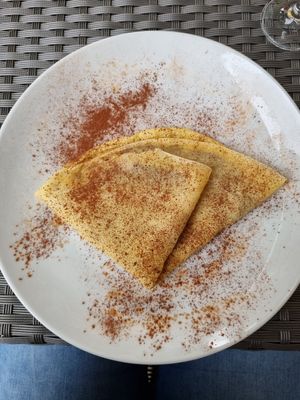 Crepes mit veganer Schokocreme at Veg-Italia in Passau