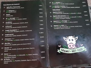 Menu3 at Veg-Italia in Passau