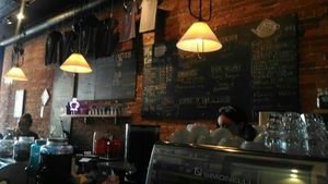 Counter at Duo Cafe in Moncton