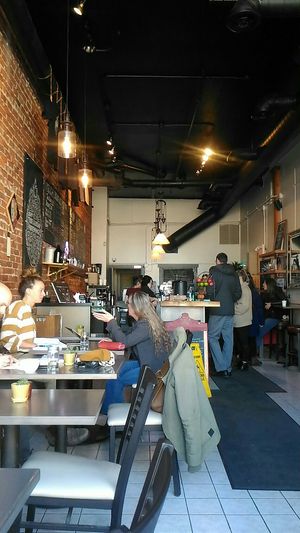 Inside at Duo Cafe in Moncton