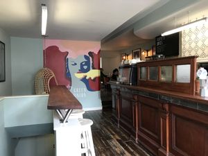 Interior at Green Onion Cafe in Limerick