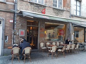 front terrace of Bocca at Bocca in Bruges