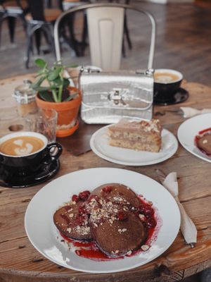 Vegan Pancakes at Skøg in Brno