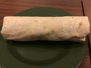 Vegan wrap with tofu at Skøg in Brno