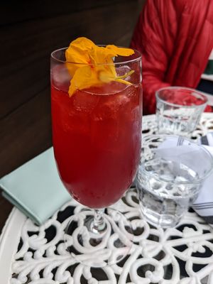 Their "fancy soda". It was alright at Fog Eater Cafe in Mendocino