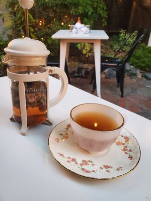  at Fog Eater Cafe in Mendocino