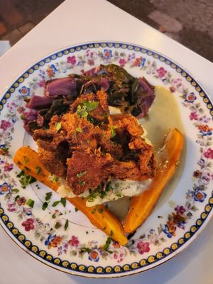  at Fog Eater Cafe in Mendocino