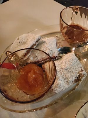  at Fog Eater Cafe in Mendocino