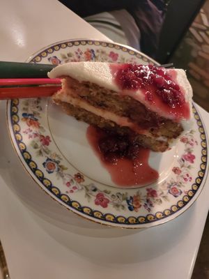  at Fog Eater Cafe in Mendocino