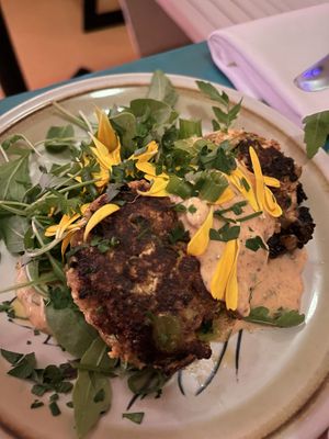 Crabby Pattie’s   at Fog Eater Cafe in Mendocino