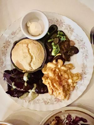 Southern plate  at Fog Eater Cafe in Mendocino