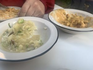   at Fog Eater Cafe in Mendocino