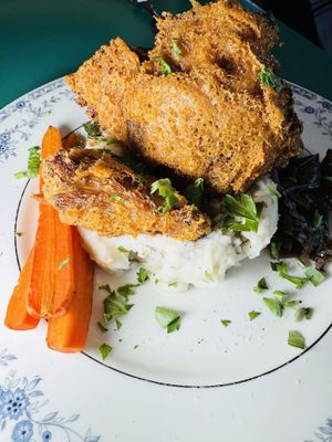   at Fog Eater Cafe in Mendocino