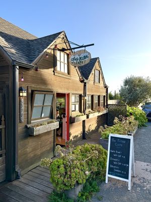   at Fog Eater Cafe in Mendocino