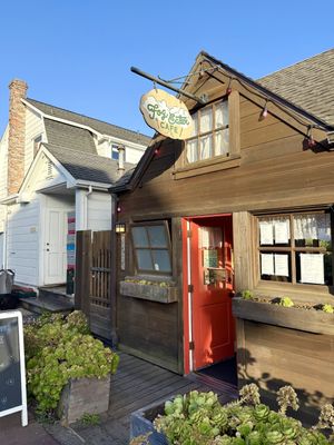   at Fog Eater Cafe in Mendocino