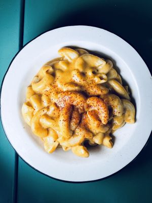   at Fog Eater Cafe in Mendocino