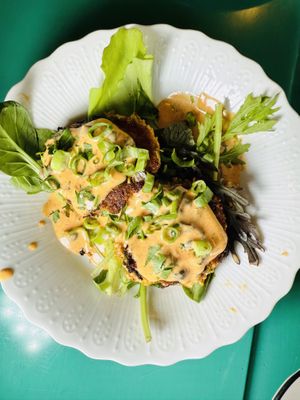   at Fog Eater Cafe in Mendocino