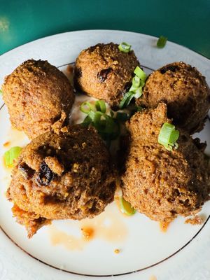   at Fog Eater Cafe in Mendocino