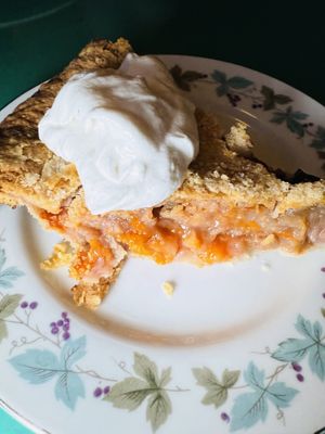   at Fog Eater Cafe in Mendocino