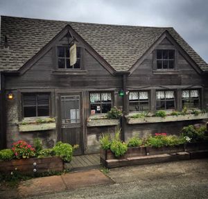 Wonderfully fun, bright cafe with a back patio to enjoy on sunny days! at Fog Eater Cafe in Mendocino