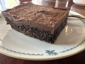 Vegan brownie   at Provisions in Vallejo