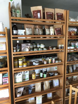 Shelves full of vegan products! pt 2 at Natural Vegan - Av Concordia in Ciudad Del Carmen