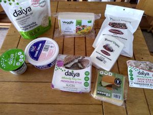 Vegan cheese available for purchase! at Natural Vegan - Av Concordia in Ciudad Del Carmen