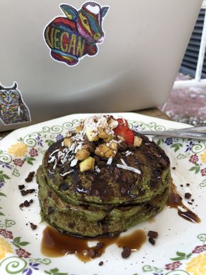 Matcha Hot Cakes at Natural Vegan - Av Concordia in Ciudad Del Carmen