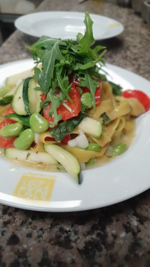Vegan Primavera  at Pasta Factory in Galway