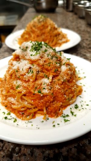 Vegan bolognese  at Pasta Factory in Galway
