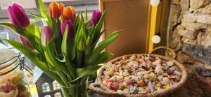 Inside decor at Pasta Factory in Galway