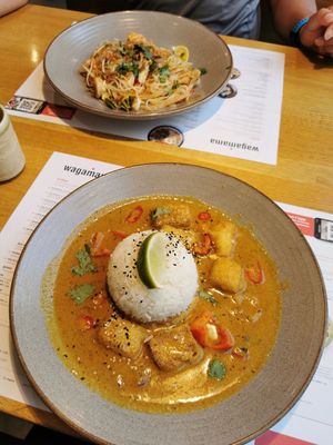 Tofu raisukaree at Wagamama in Milan