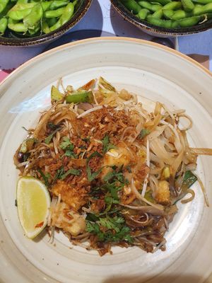 Pad thai at Wagamama in Milan